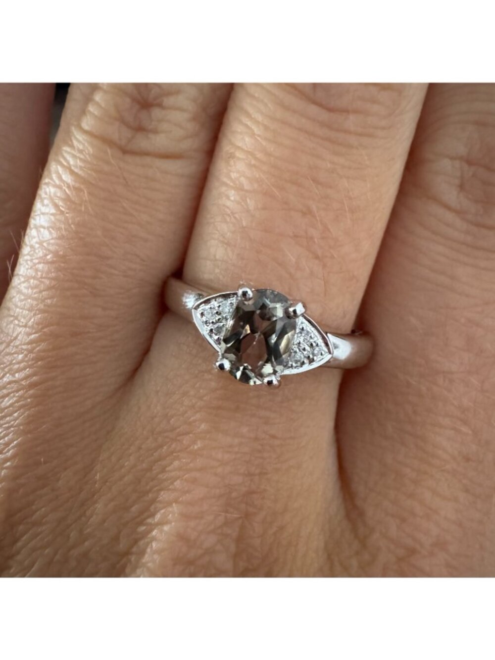 Rare 1ct Zultanite Ring Color Changing 14K Gold Certified Size 9 Natural Diamond - Picture 12 of 16